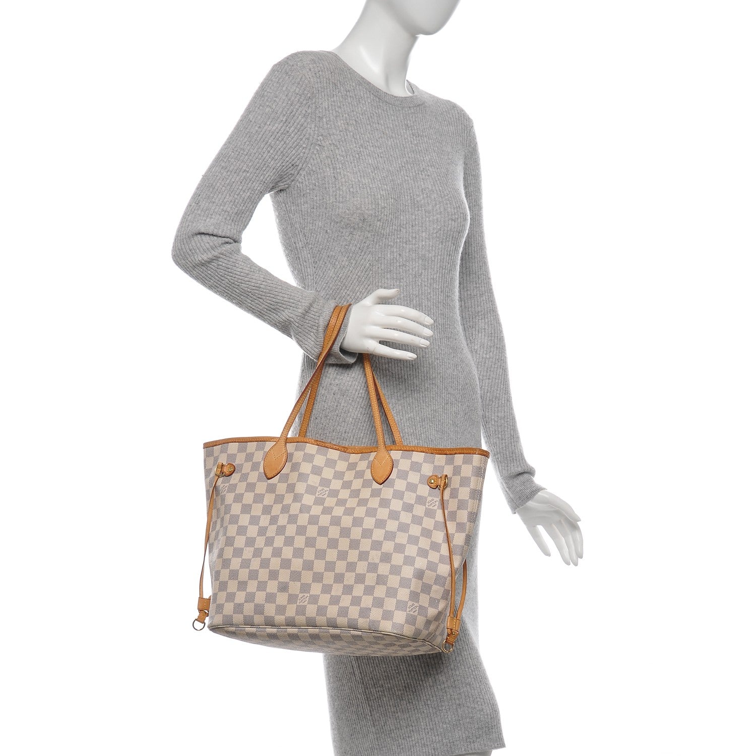 Louis Vuitton Damier Azur Neverfull MM 2 of 6