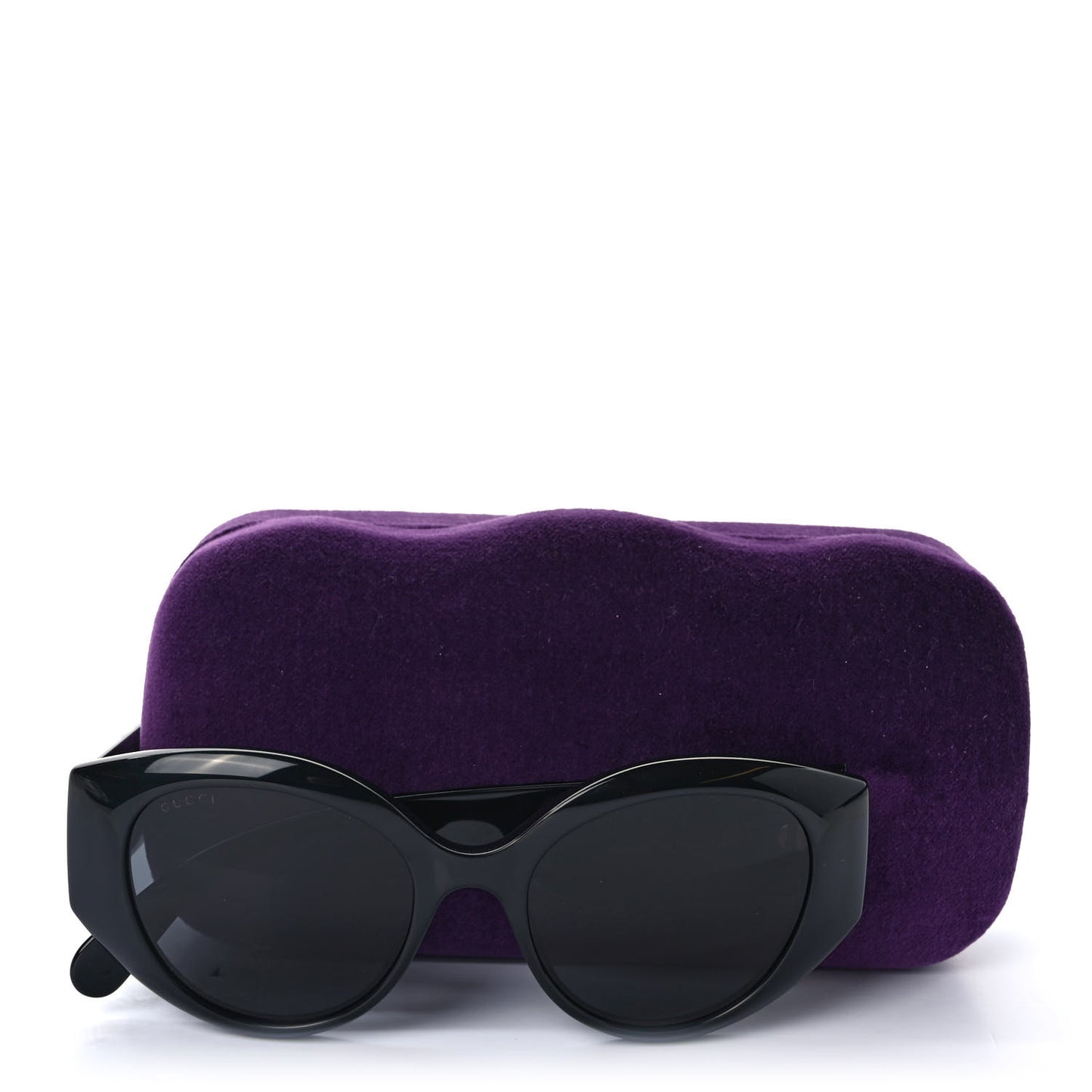 Acetate GG Cat Eye Sunglasses GG0809S Black
