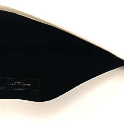 Saint Laurent Grain De Poudre Uptown Pouch Crema Soft 5 of 7