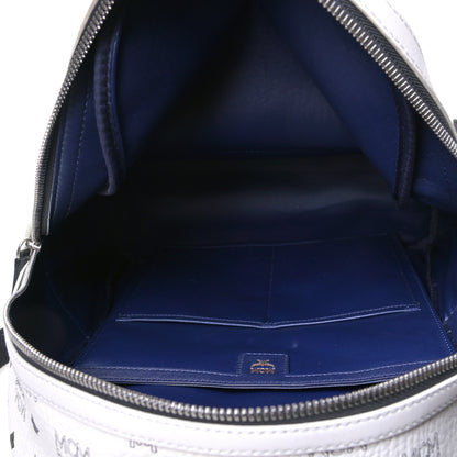 MCM Visetos Medium Stark Backpack White 4 of 4