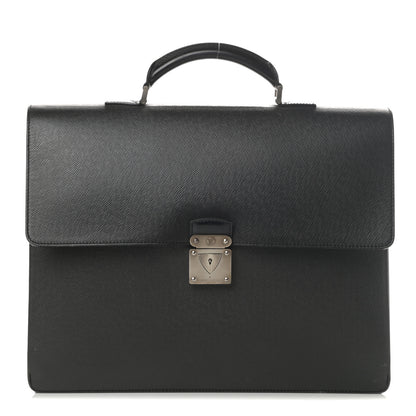 Louis Vuitton Taiga Neo Robusto 2 Compartment Briefcase Black 1 of 15