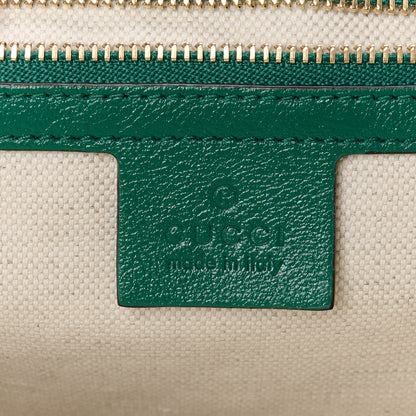 Gucci Azalea Calfskin Enamel Matelasse Diagonal Small Torchon GG Marmont Shoulder Bag New Shamarock Emerald 6 of 11
