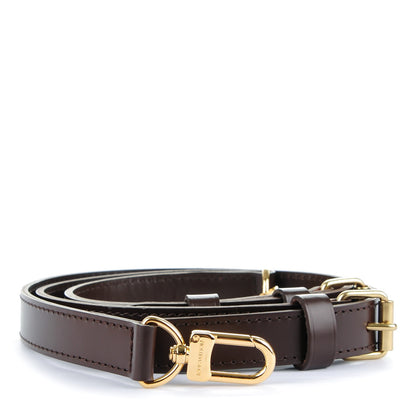 Louis Vuitton Calfskin 16mm Adjustable Shoulder Strap Brown 1 of 3
