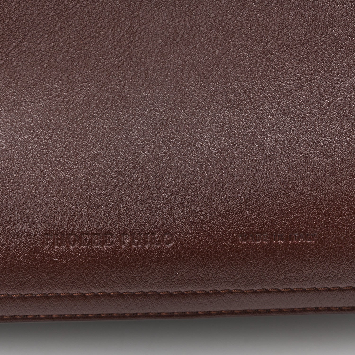 Phoebe Philo Soft Calfskin Small Gig Bag Cognac 7 of 10