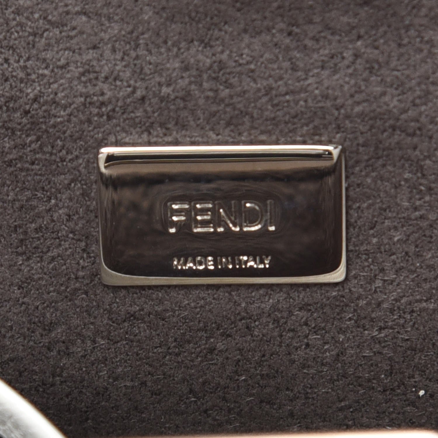 Fendi Shiny Nappa Micro Peekaboo Iconic Satchel White 7 of 11