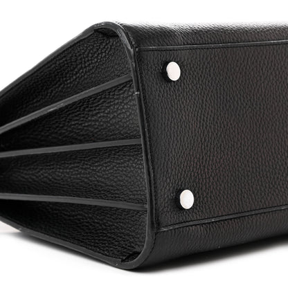 Saint Laurent Grained Calfskin Small Sac De Jour Black 9 of 18