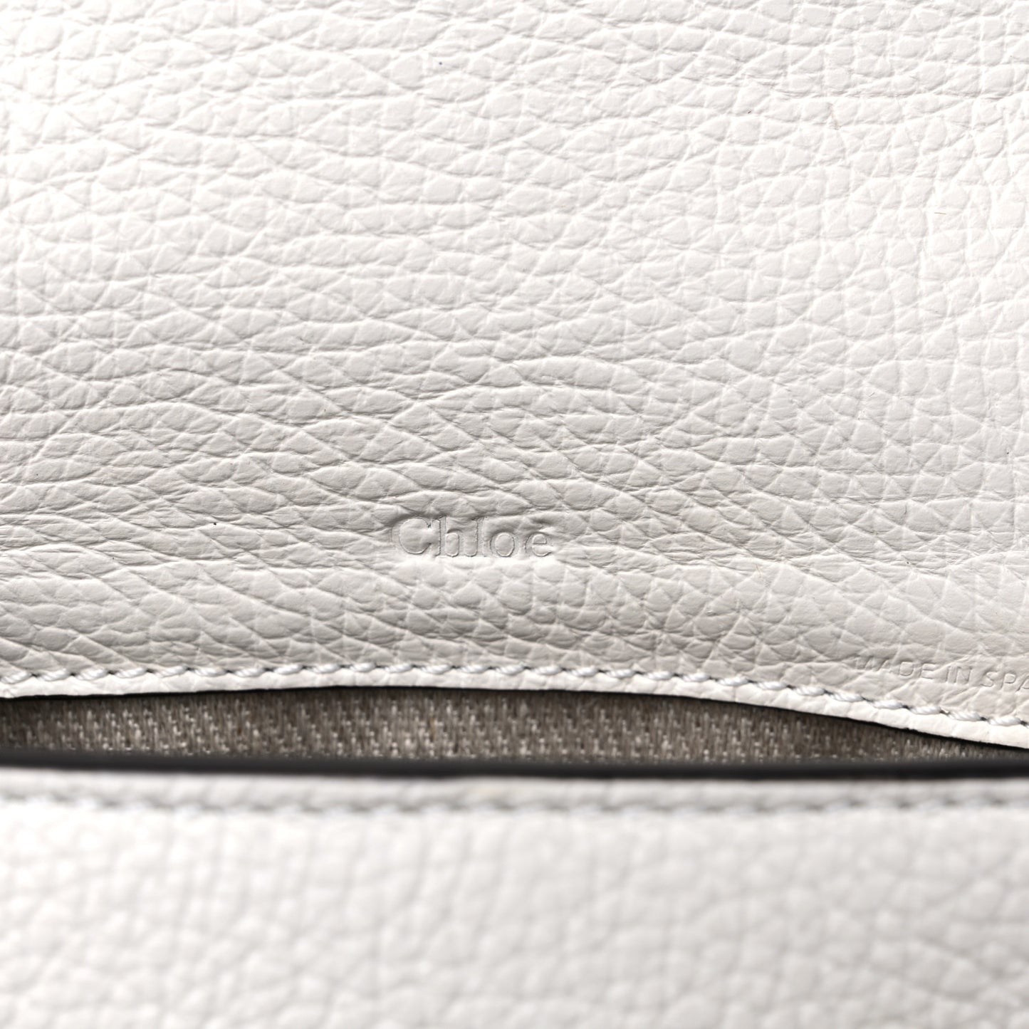Calfskin Mini Marcie Round Crossbody Bag Abstract White