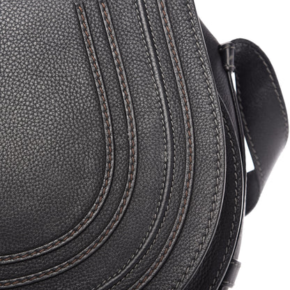Chloe Calfskin Medium Marcie Round Crossbody Bag Black 11 of 12