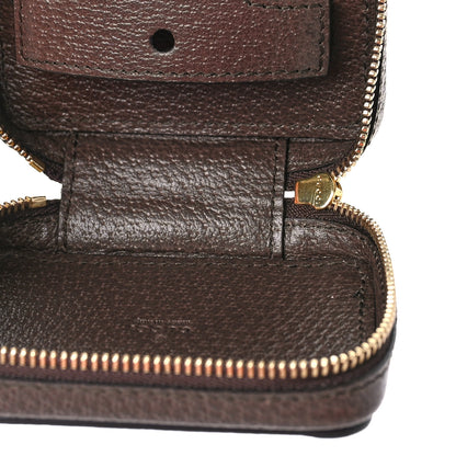 Gucci GG Supreme Monogram Textured Dollar Calfskin Web Ophidia AirPods Pro Case Beige Ebony New Acero 5 of 9
