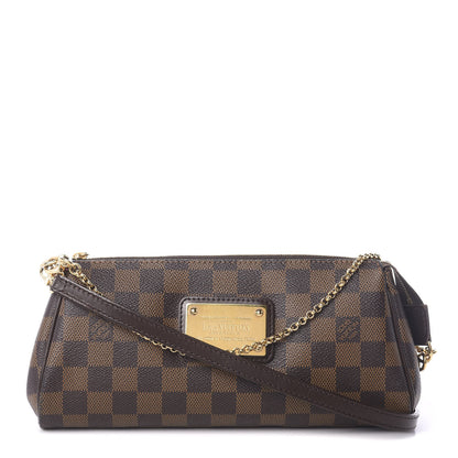 Louis Vuitton Damier Ebene Eva Clutch 1 of 11