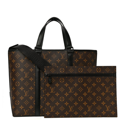 Louis Vuitton Monogram Macassar Weekend Tote PM 3 of 10