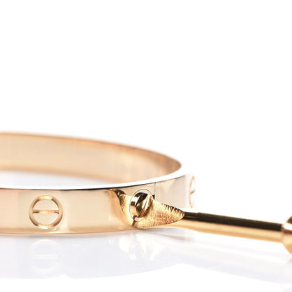 Cartier 18K Yellow Gold LOVE Bracelet 16 14 of 15