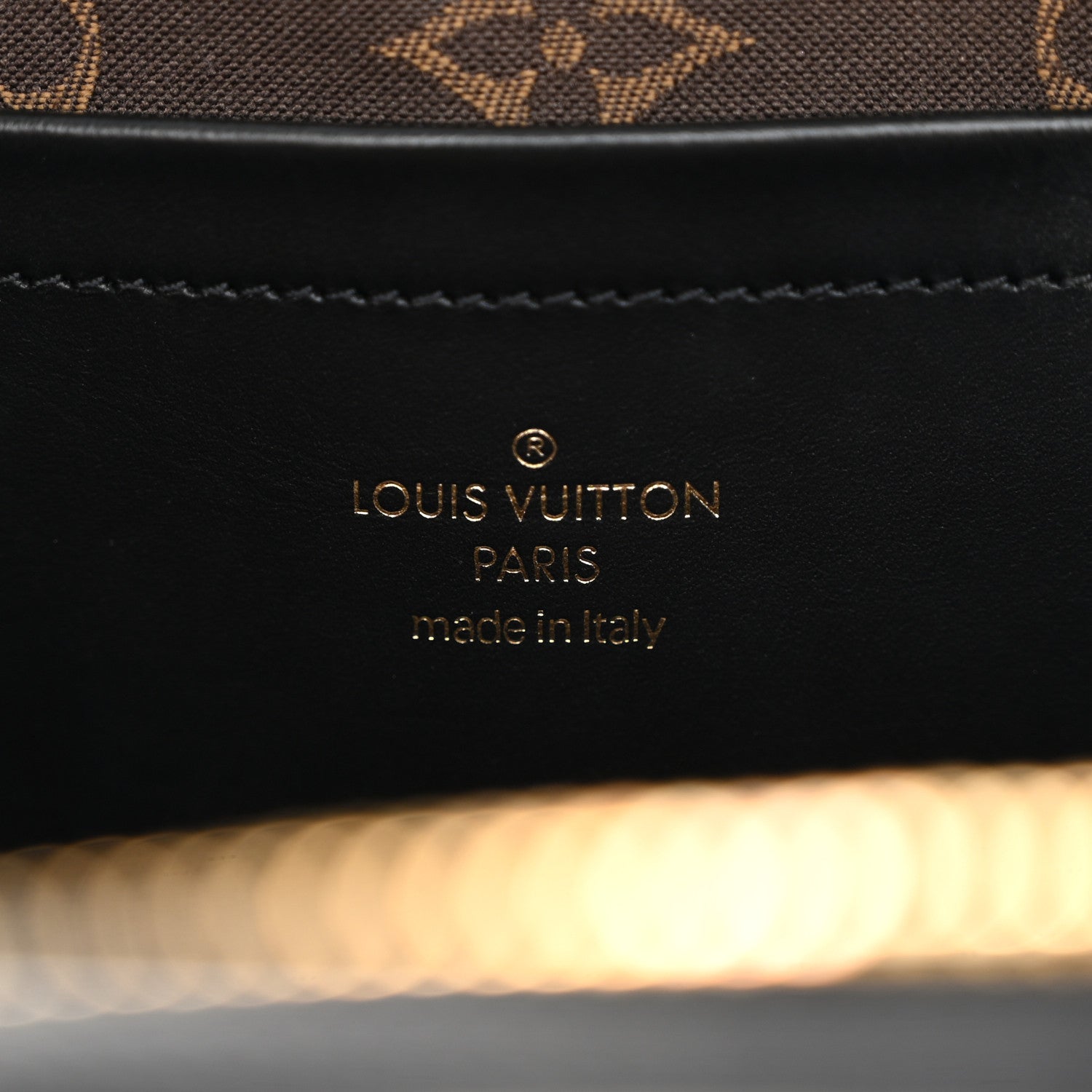 Louis Vuitton Calfskin Monogram Embossed Utility Crossbody Black 6 of 10