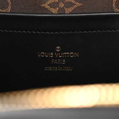 Louis Vuitton Calfskin Monogram Embossed Utility Crossbody Black 6 of 10