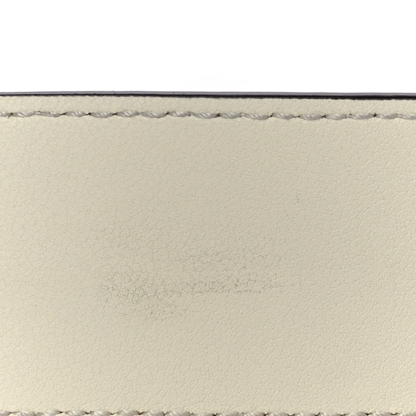 Calfskin Double G 40mm Belt 85 34 Mystic White