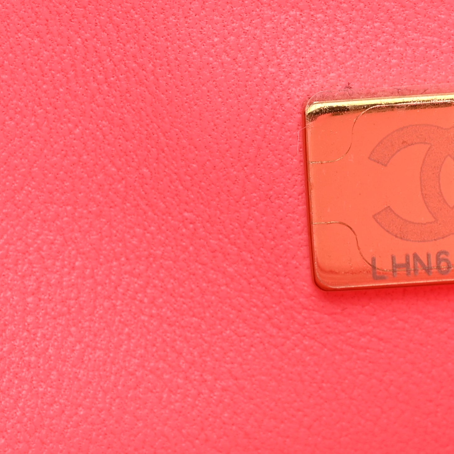 Lambskin Quilted Mini Rectangular Flap Pink