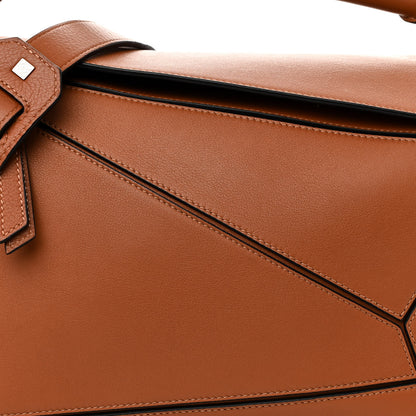 Loewe Calfskin Medium Puzzle Bag Tan 8 of 10