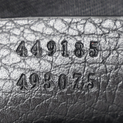 Gucci Nylon Monogram Medium Flat Messenger Bag Black 7 of 10
