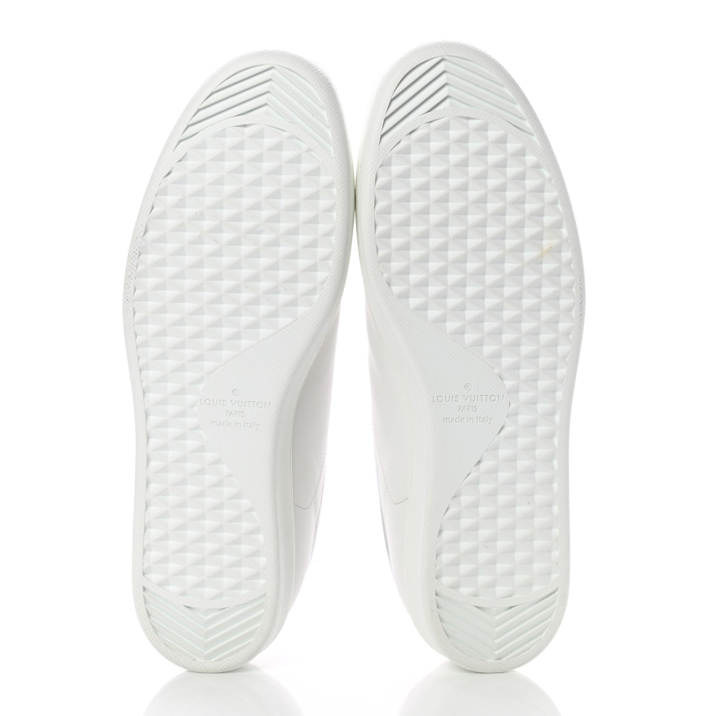 Calfskin Mens Luxembourg Sneakers 11 White