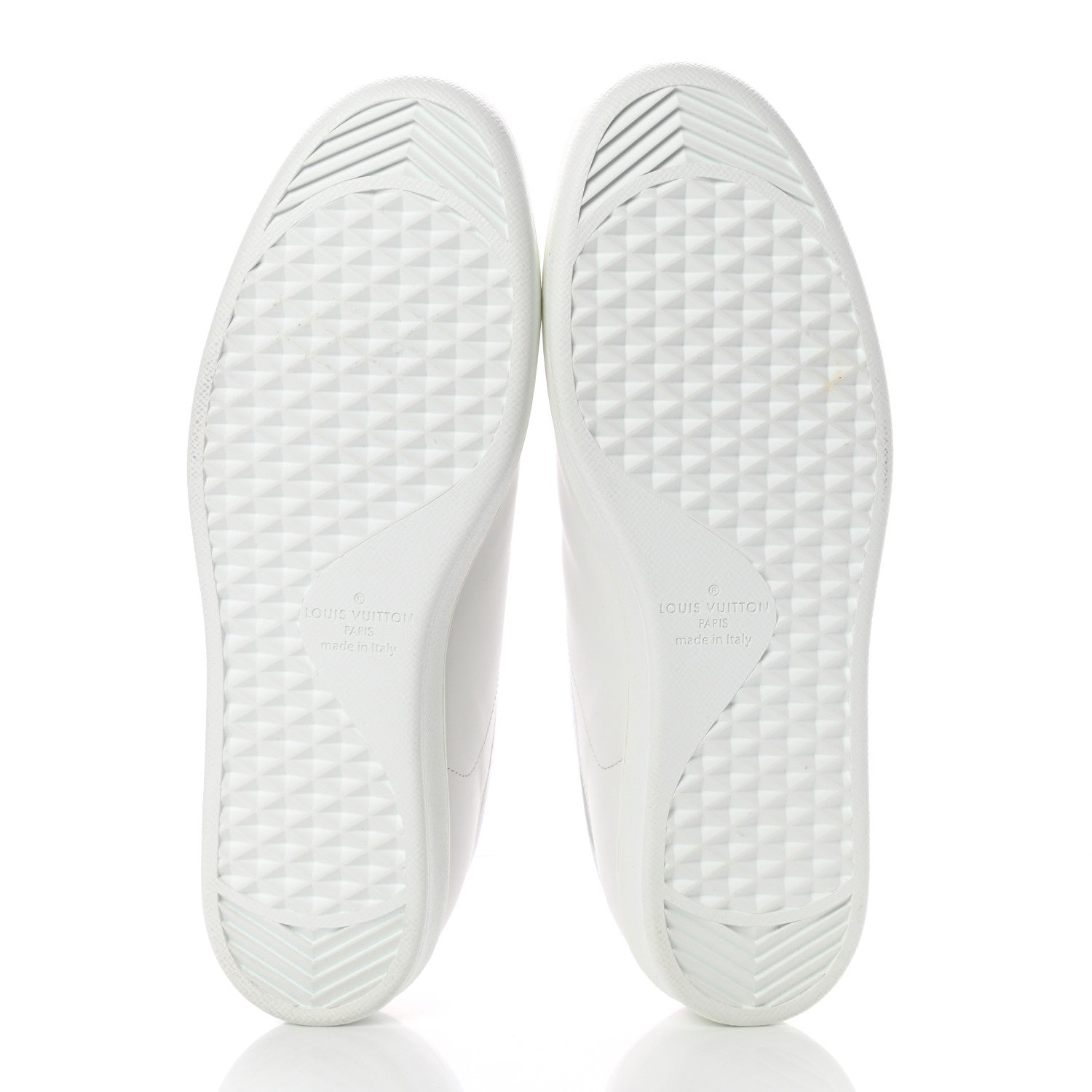 Louis Vuitton Calfskin Mens Luxembourg Sneakers 11 White 5 of 9