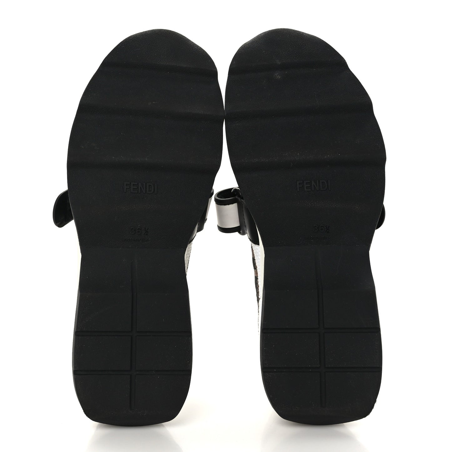 Stretch Yarn FF Stiff Band Rockoko Sneakers 36.5 Black White Black Tobacco