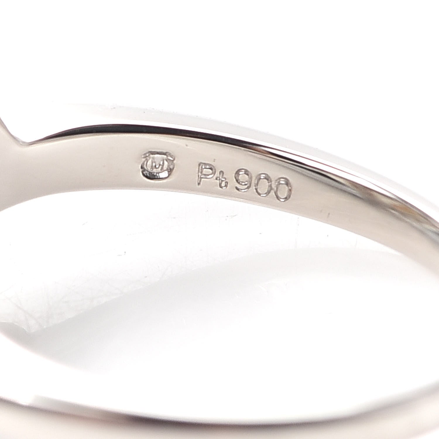Mikimoto Platinum Diamond Akoya Pearl 8.5mm Cocktail Ring 50 5.25 4 of 4
