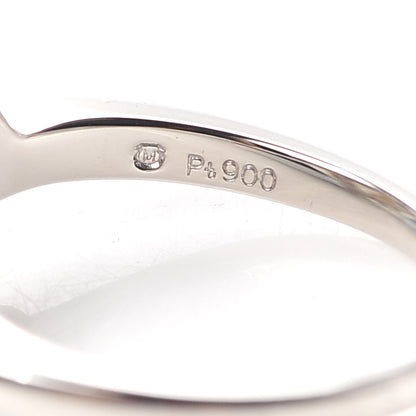Mikimoto Platinum Diamond Akoya Pearl 8.5mm Cocktail Ring 50 5.25 4 of 4