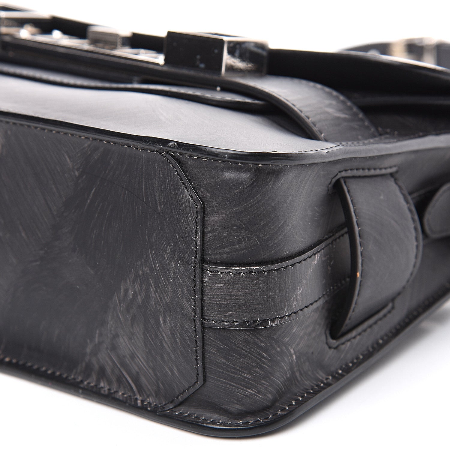 Proenza Schouler New Linosa Mini PS11 Classic Chalk Board Shoulder Bag Grey 7 of 9
