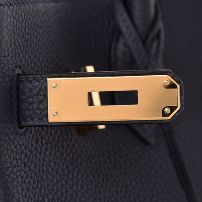 Hermes Togo Birkin 30 Bleu Nuit 27 of 34