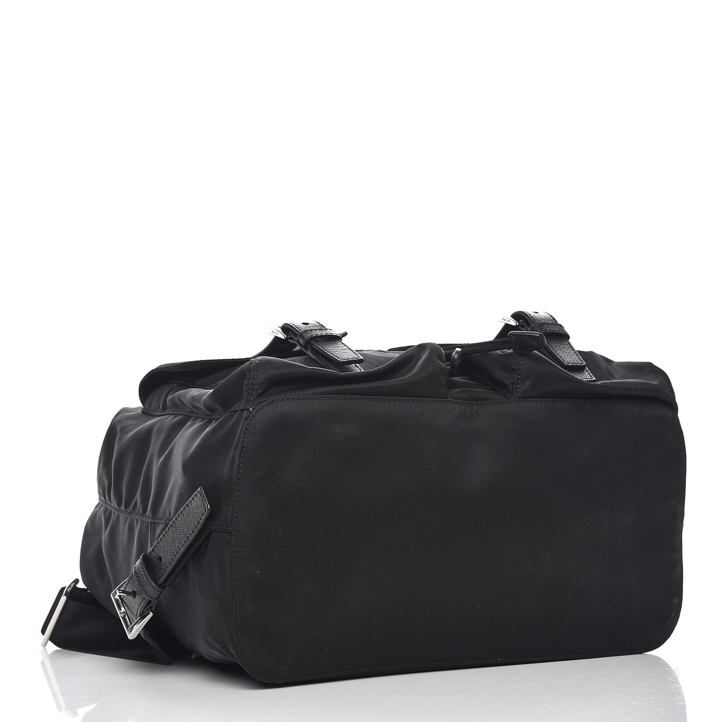 Tessuto Nylon Saffiano Vela Backpack Black