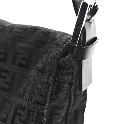 Fendi Zucchino Baguette Black 14 of 16