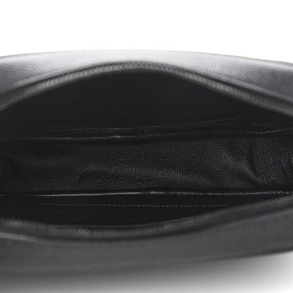 Saint Laurent Grain De Poudre Matelasse Monogram Mini Lou Camera Bag Black 4 of 9