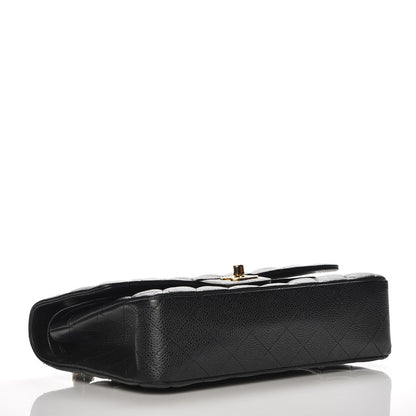 Chanel Caviar Quilted Medium Double Flap Black 4 of 12