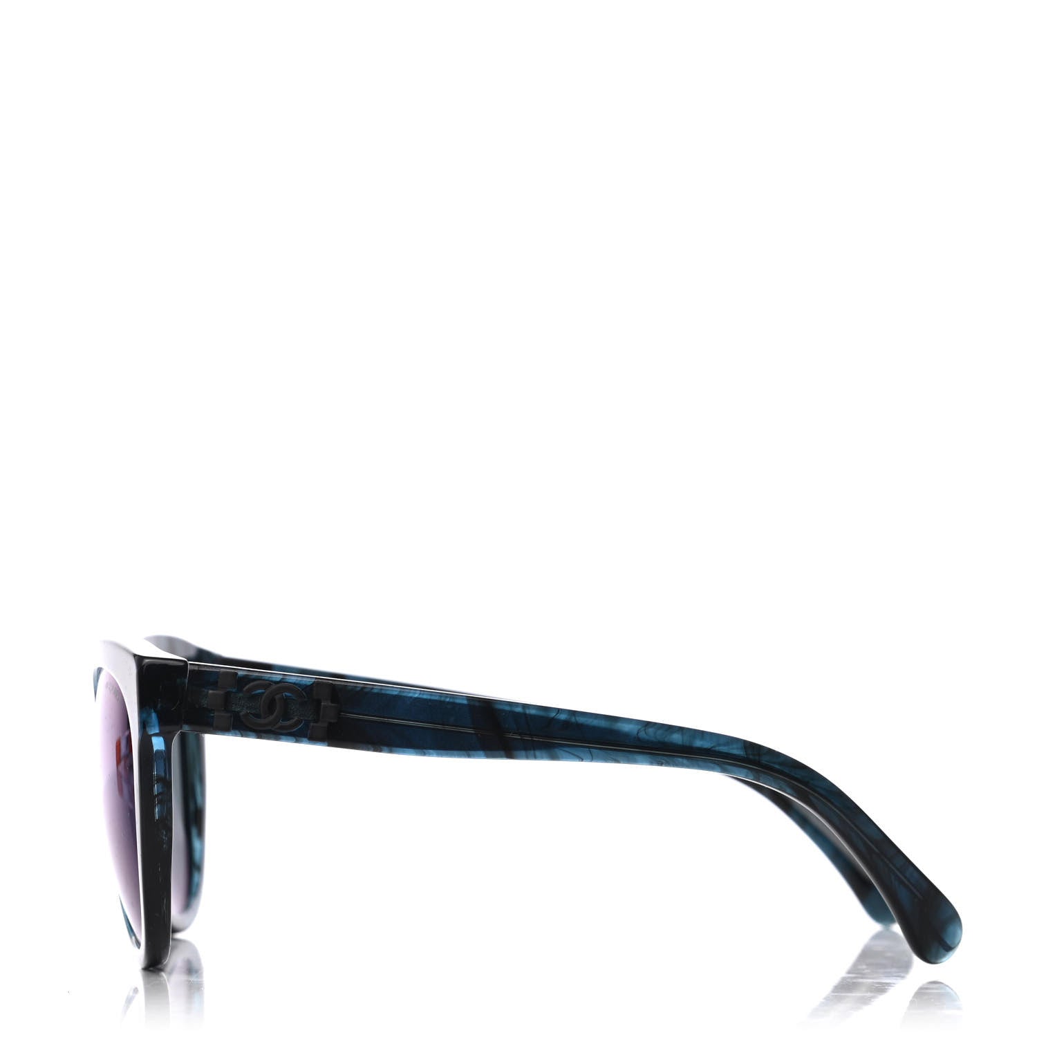 Chanel Acetate Pantos Signature CC Sunglasses 5315 Blue 3 of 8