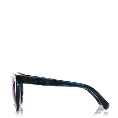 Chanel Acetate Pantos Signature CC Sunglasses 5315 Blue 3 of 8