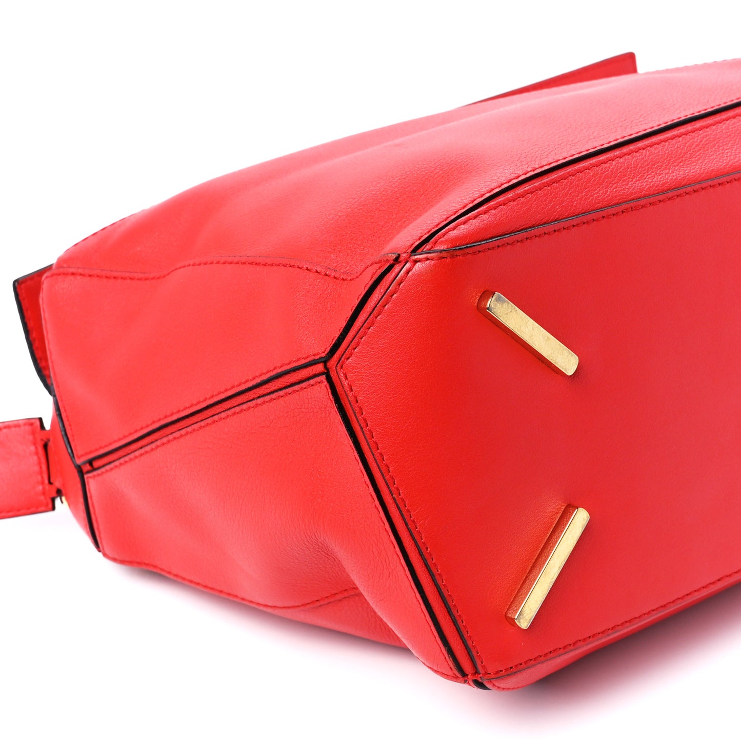 Calfskin Medium Puzzle Bag Scarlet