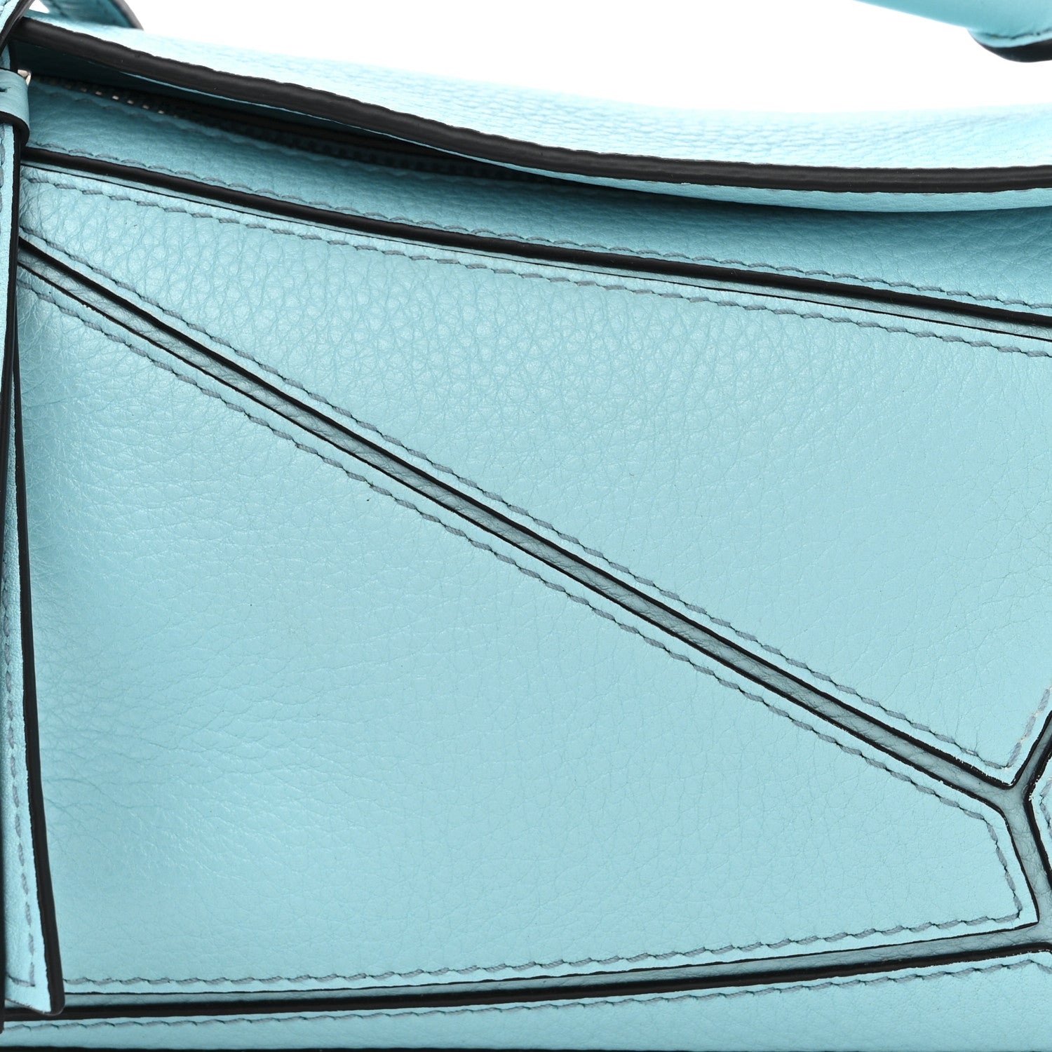 Loewe Calfskin Mini Puzzle Bag Light Blue 8 of 12