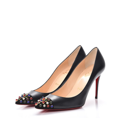 Christian Louboutin Kid Cabo 85 Pumps 38.5 Black Multicolor 3 of 9