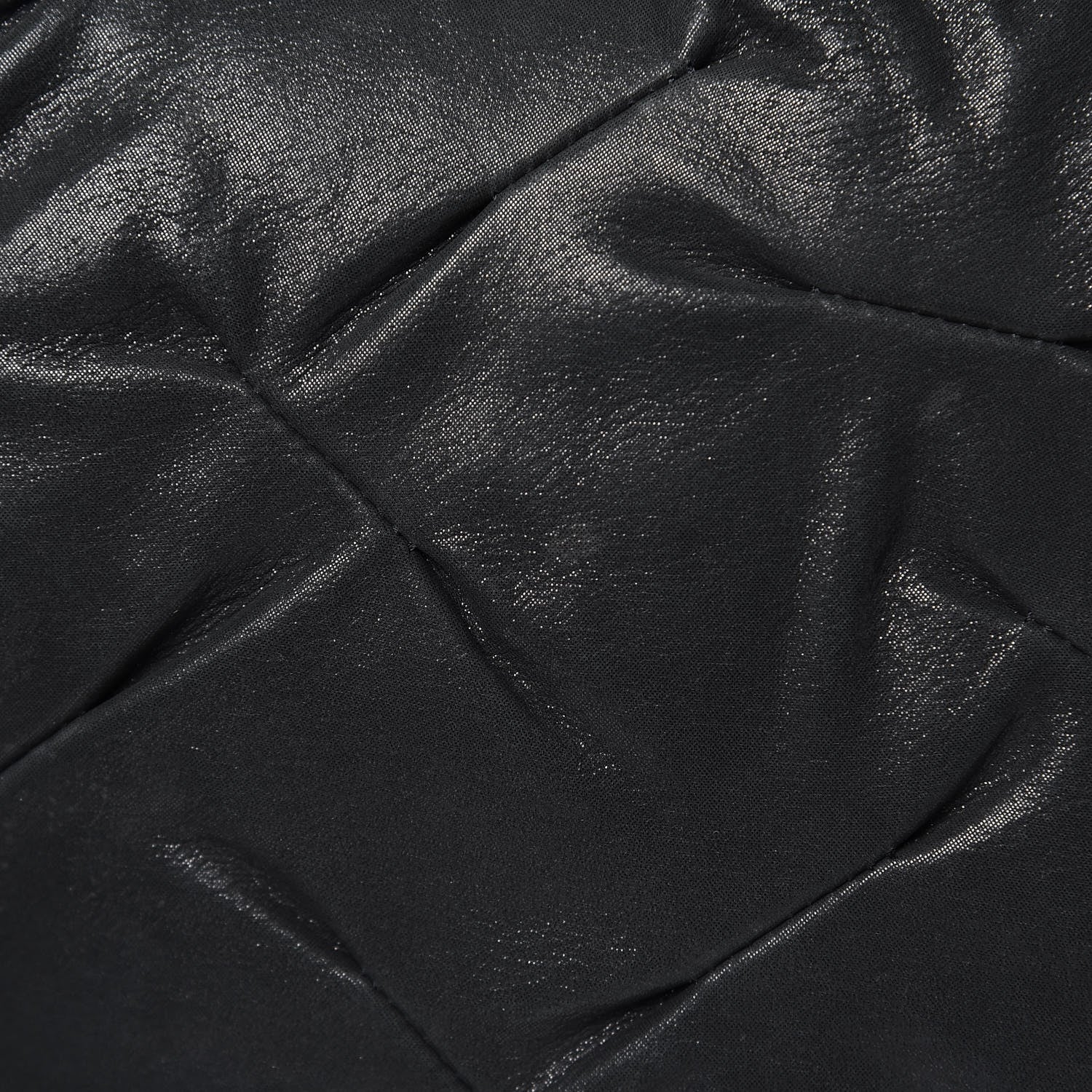 Chanel Iridescent Calfskin Glint Flap Black 13 of 15