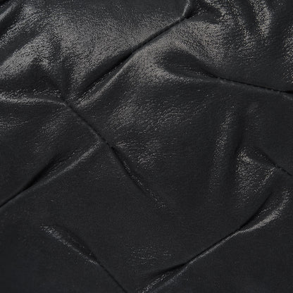 Chanel Iridescent Calfskin Glint Flap Black 13 of 15