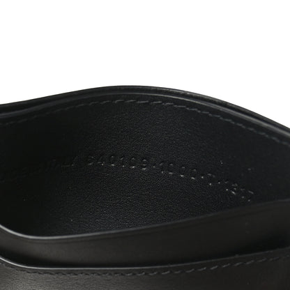 Balenciaga Smooth Calfskin Neo Classic Gold Hardware City Card Case Black 6 of 7