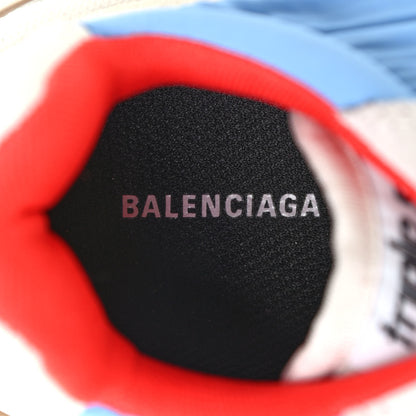 Balenciaga Nylon Suede Womens Triple S 2.0 Sneakers 39 Gris Bleu Rouge 6 of 7
