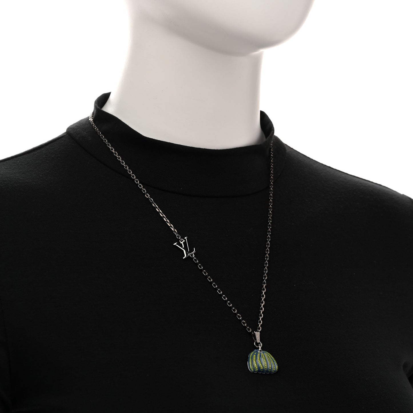X Yayoi Kusama Pumpkin Pendant Necklace