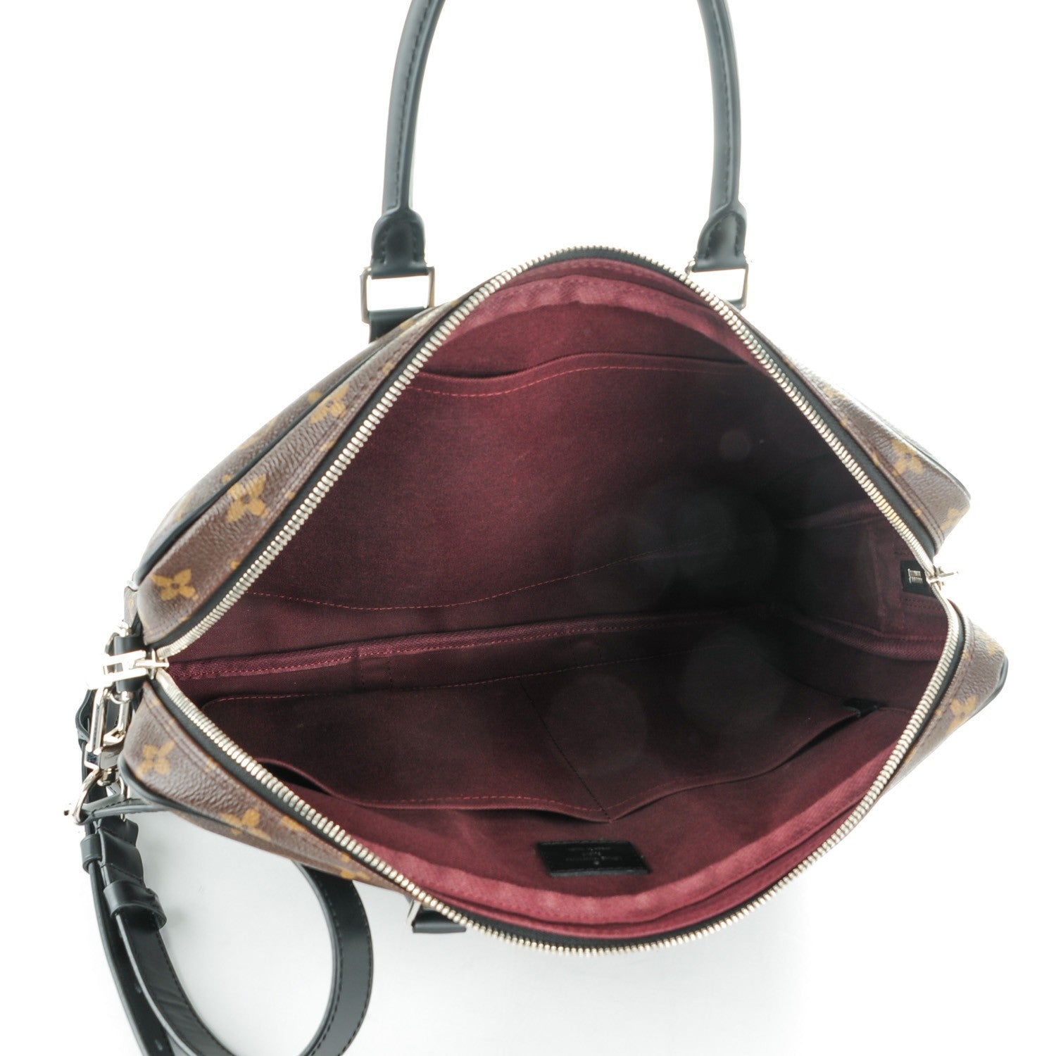Louis Vuitton Monogram Macassar Porte-Documents Voyage PM 5 of 7