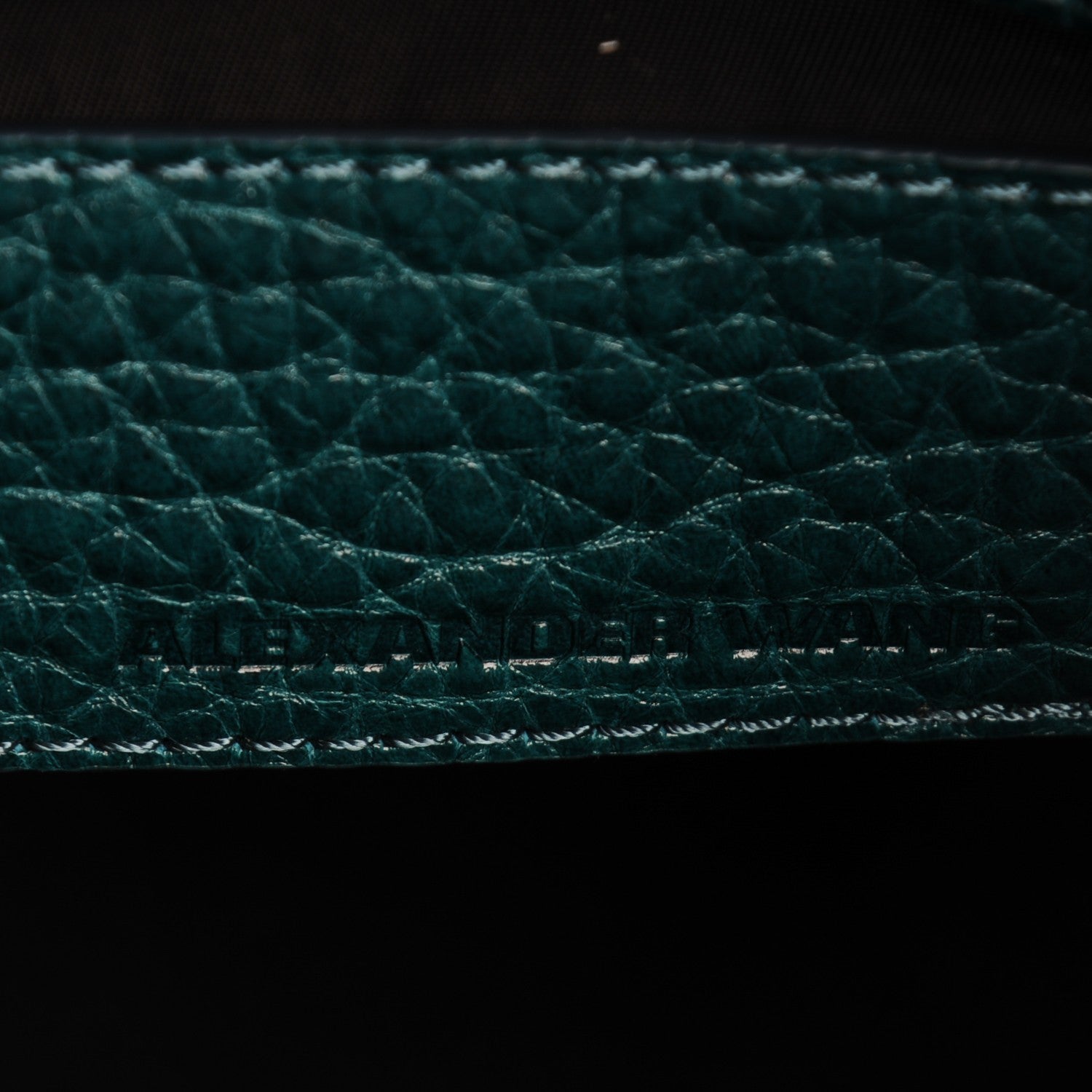Alexander Wang Pebbled Lambskin Inside Out Rocco Dark Mosaic Rhodium Hardware 6 of 6