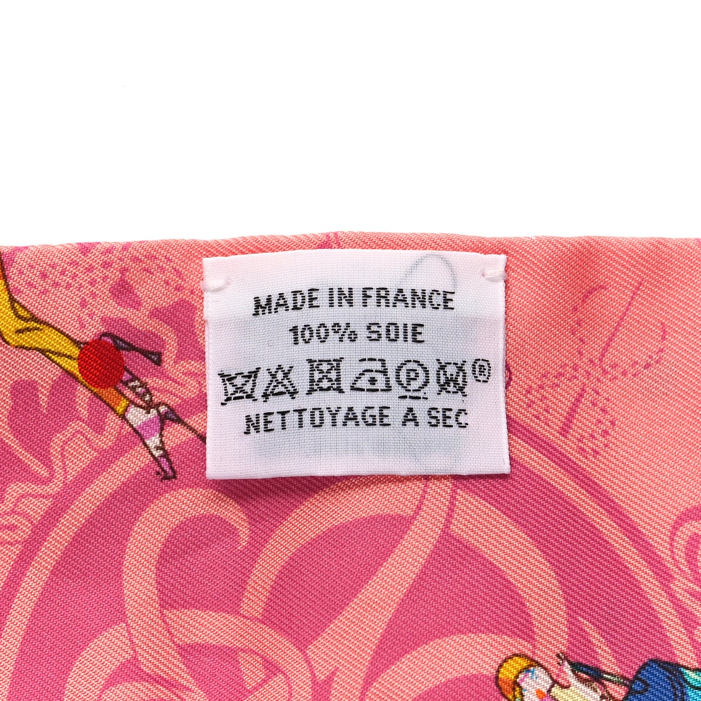 Silk Ex-Libris Les Parisiennes Twilly Rose Malabar Jaune