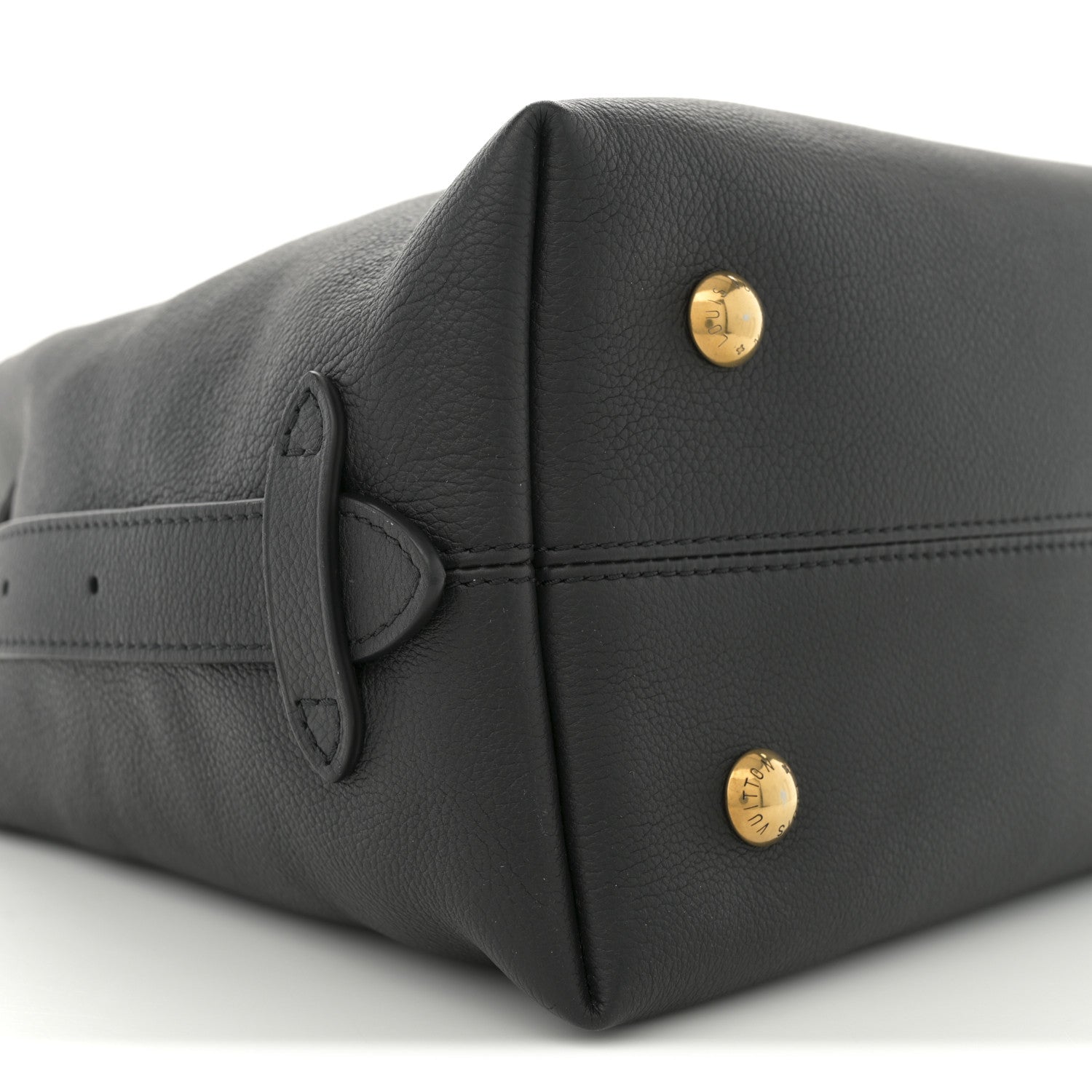 Louis Vuitton Grained Calfskin Low Key Hobo PM Black 9 of 10