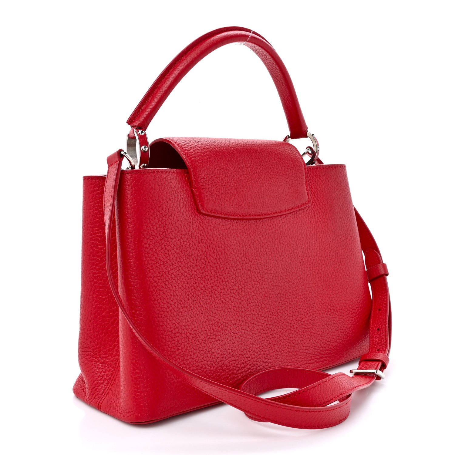 Louis Vuitton Taurillon Capucines PM Rubis 3 of 14