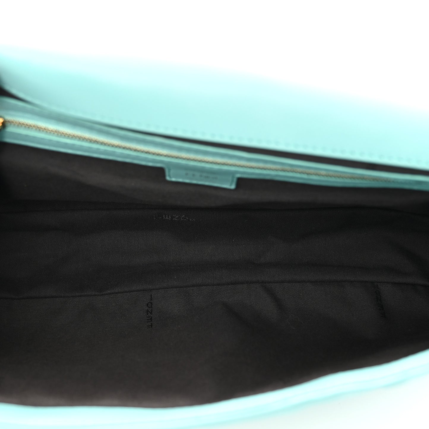 Nappa FF 1974 Embossed Large Baguette Tiffany