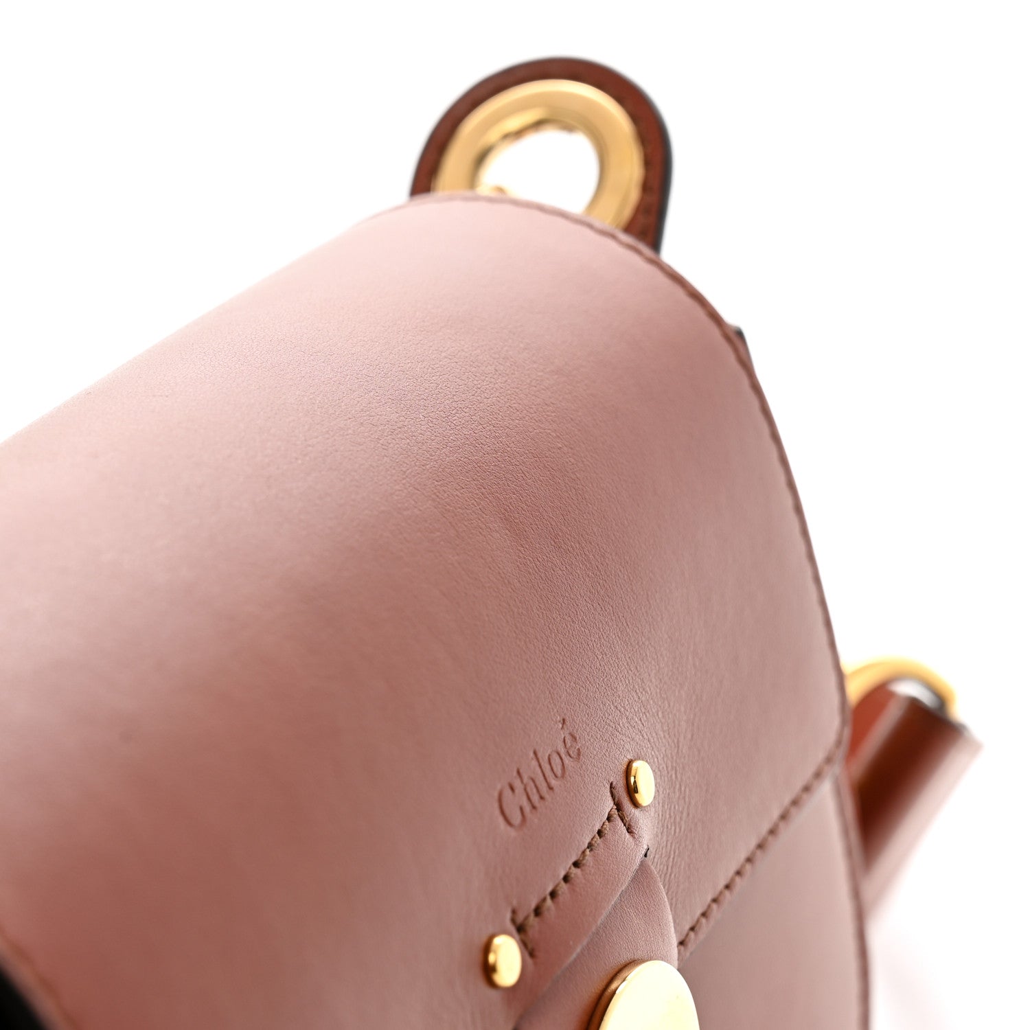 Chloe Calfskin Small Tess Bag Sepia Brown 12 of 15